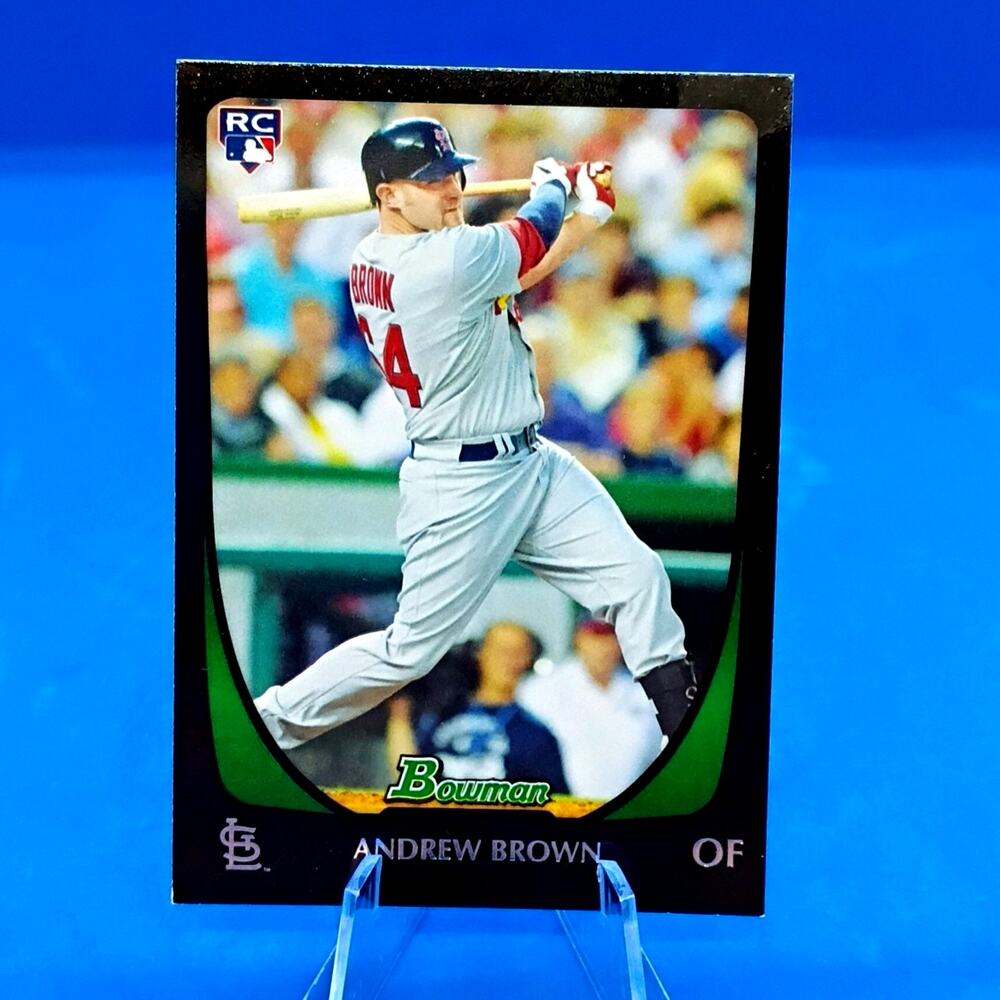 Andrew Brown Rookie Card #17 Topps Bowman 2011 St. Louis Cardinals